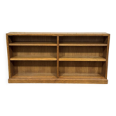 Etagère bibliothèque anglaise en chêne des années 1980