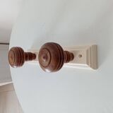 Rustic vintage wall coat rack