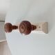 Rustic vintage wall coat rack