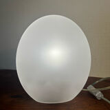 Frosted glass table lamp from the 90s, habitat