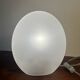 Frosted glass table lamp from the 90s, habitat