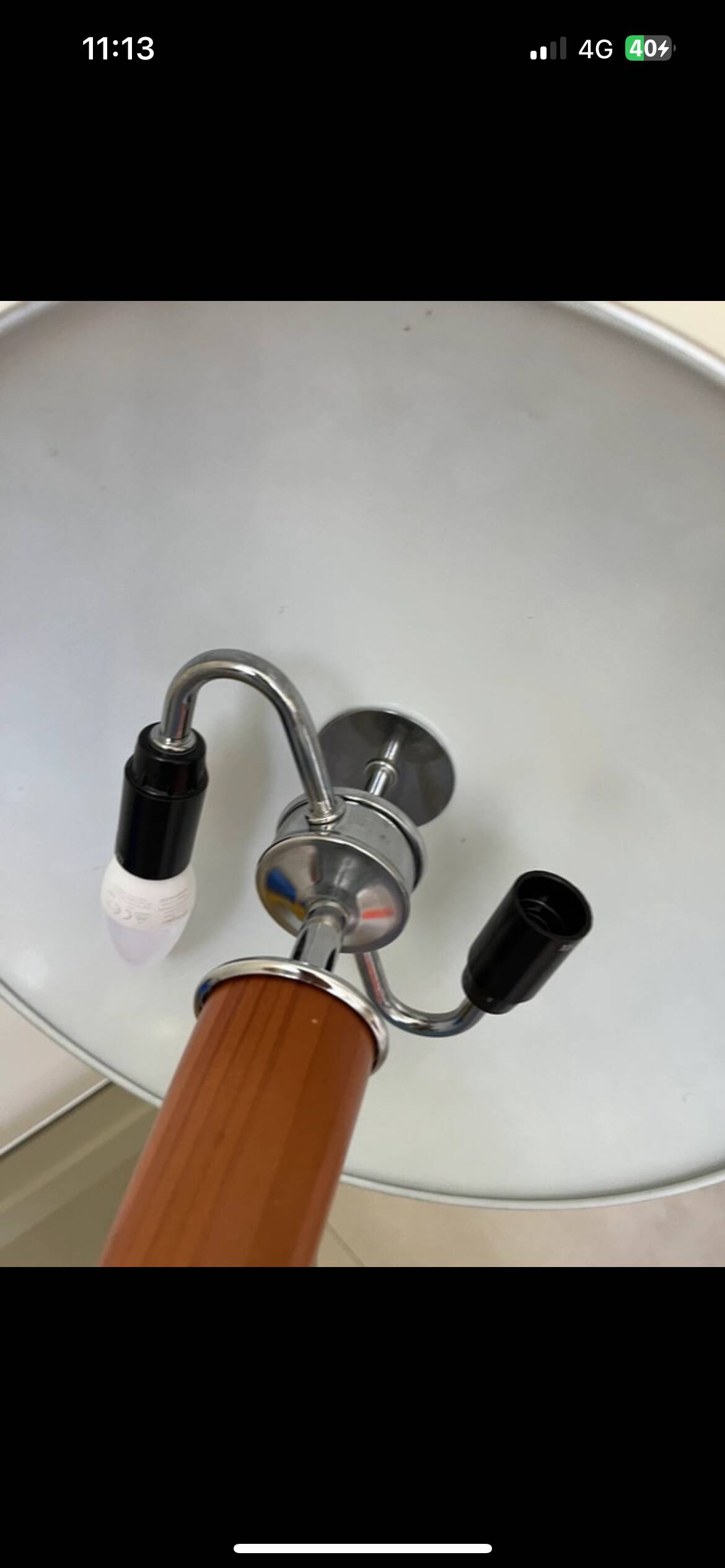 Lampe champignon paquebot vintage