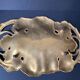 Bronze pocket trays vintage art nouveau vine leaves
