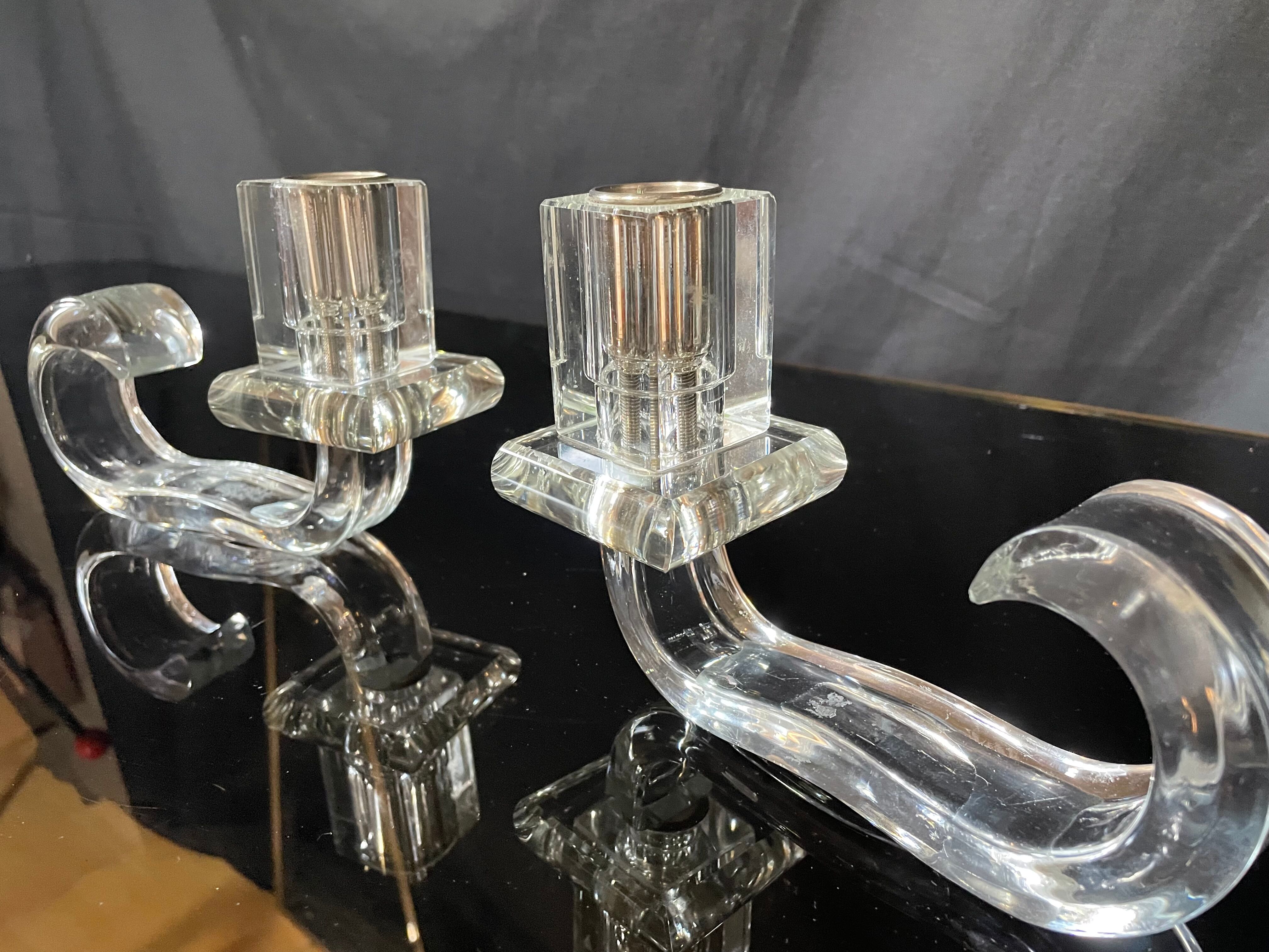 Pair of candle holders year 1970