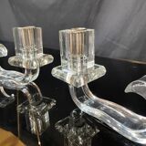 Pair of candle holders year 1970