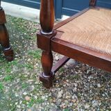 Pair of old brutalist design armchairs