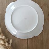 Plat à gâteau en porcelaine oiseau de paradis