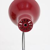 1970s Red Adjustable Floor or Table Lamp, Czechoslovakia