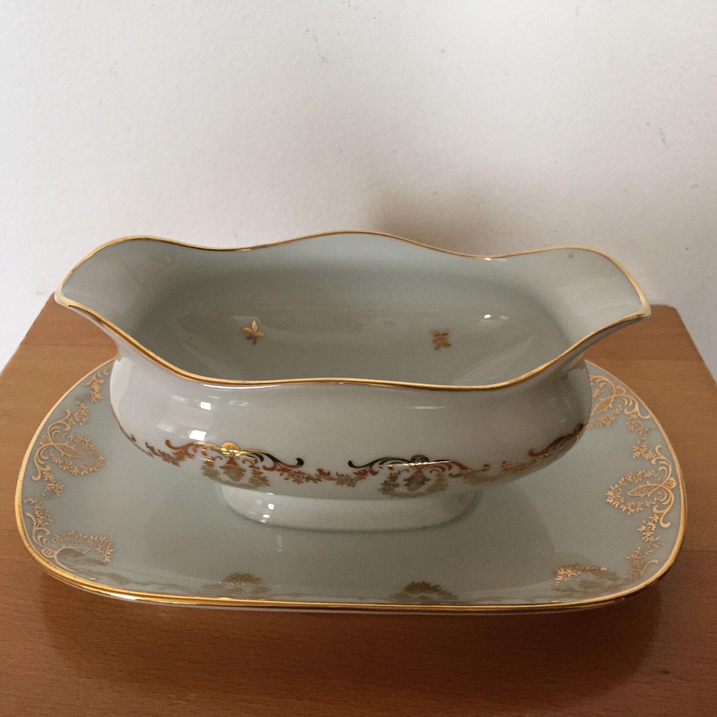 Limoges porcelain saucière