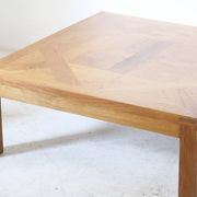 table basse chêne massif Motif Parquet Aremberg du 19e