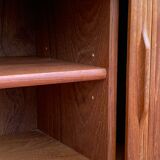 Danish library and its teak secretary 1960 by Johannes Sorth