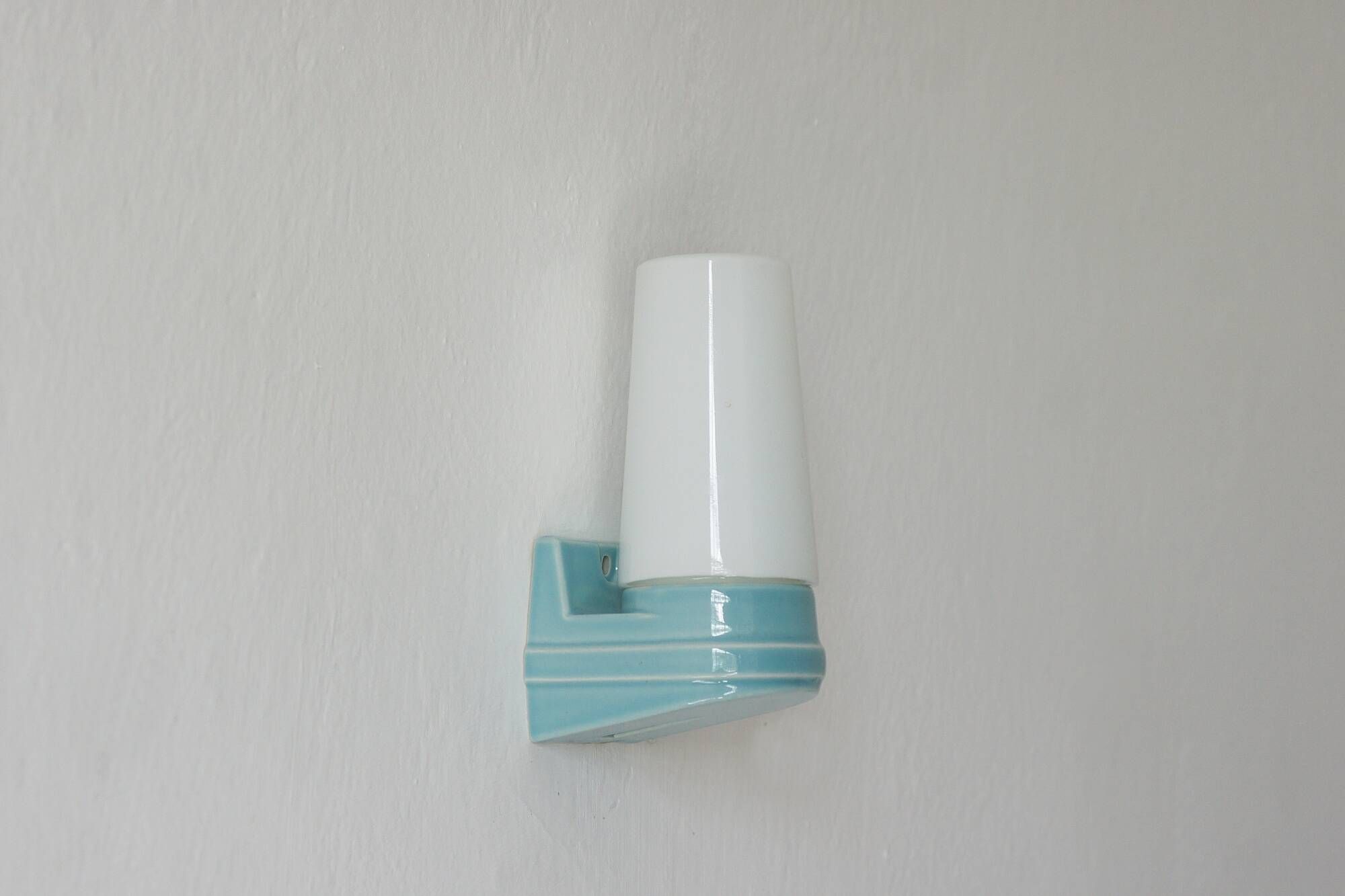 Ceramic Wall Sconces by Sigvard Bernadotte for Ifö, Sweden, 1960s