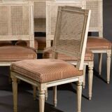 Set of 6 Louis XVI style chairs