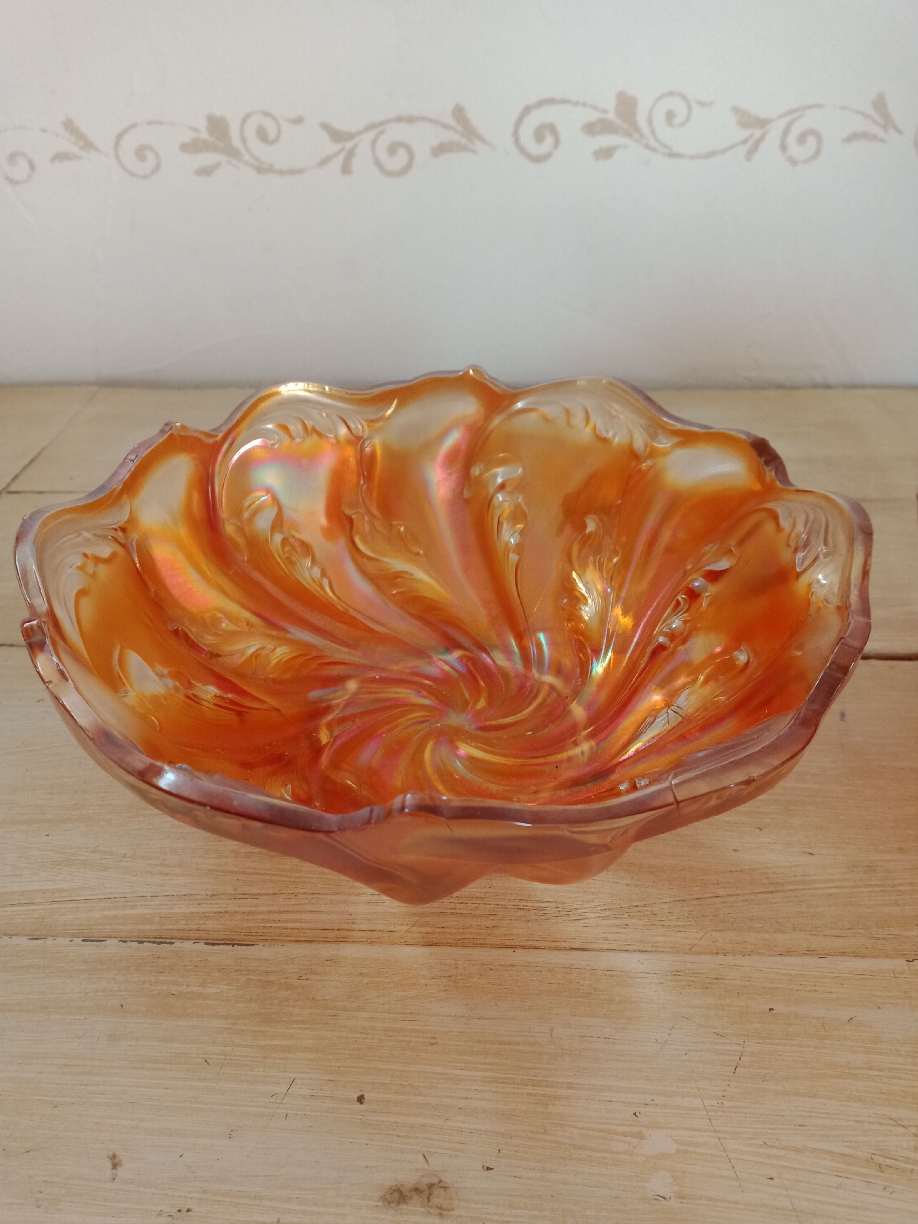 Carnival glass bowls