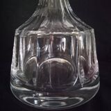 Carafe à whisky Art Déco en cristal taillé