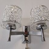 Pair of Murano glass wall lights by Kaiser Leuchten, Germany circa 1970.