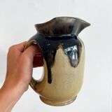 Antique carafe in flamed enamelled ceramic