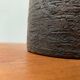 Brutalist vase from the mid-century German studio pottery by Gerhard Liebenthron, 1974.
