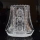 Vase,cut crystal glass,bohemia in the 1960's.