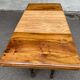 Henri II extendable dining table in solid walnut from the 19th century, 310cm.