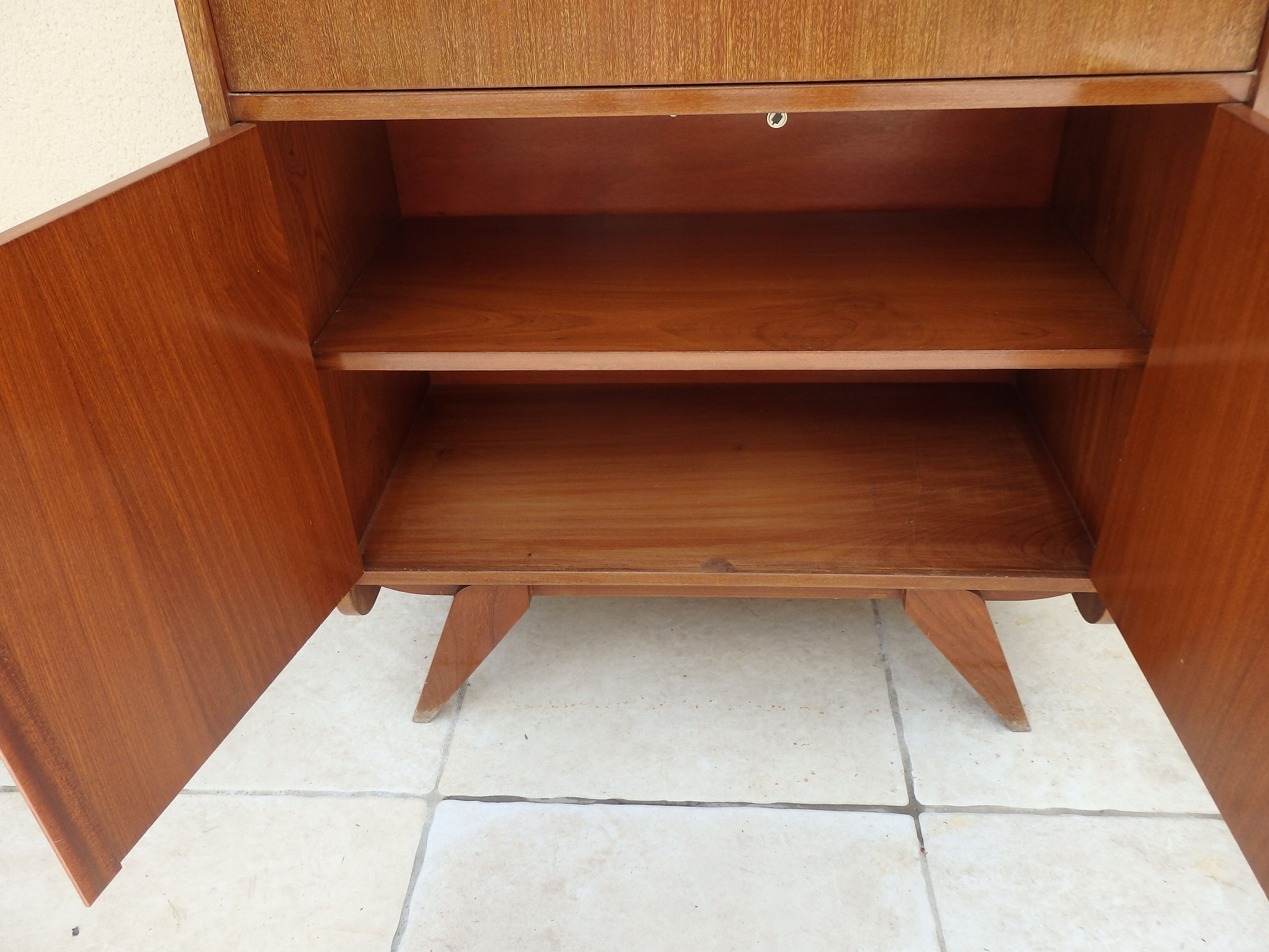 Vintage 60s desk display cabinet