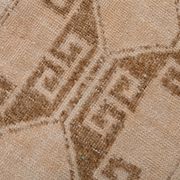 Tapis marron beige turc vintage 94x52cm