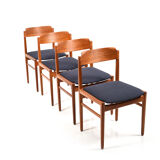 Set of 4 danish dining chairs in teak 1948/1950