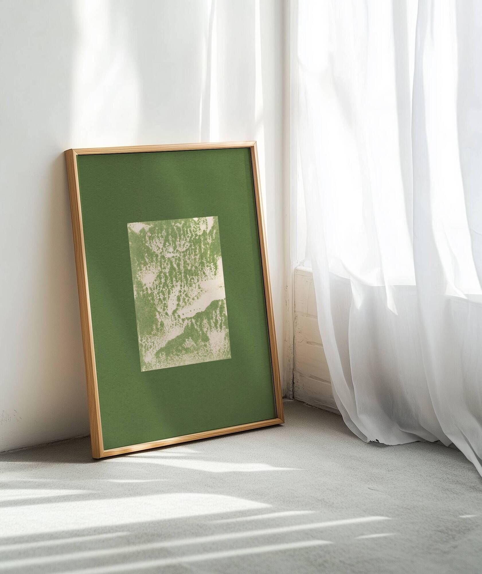 Impression from an abstract painting 50x70 by Eawy