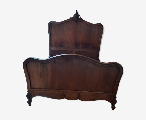 Lit style Louis XV rocaille