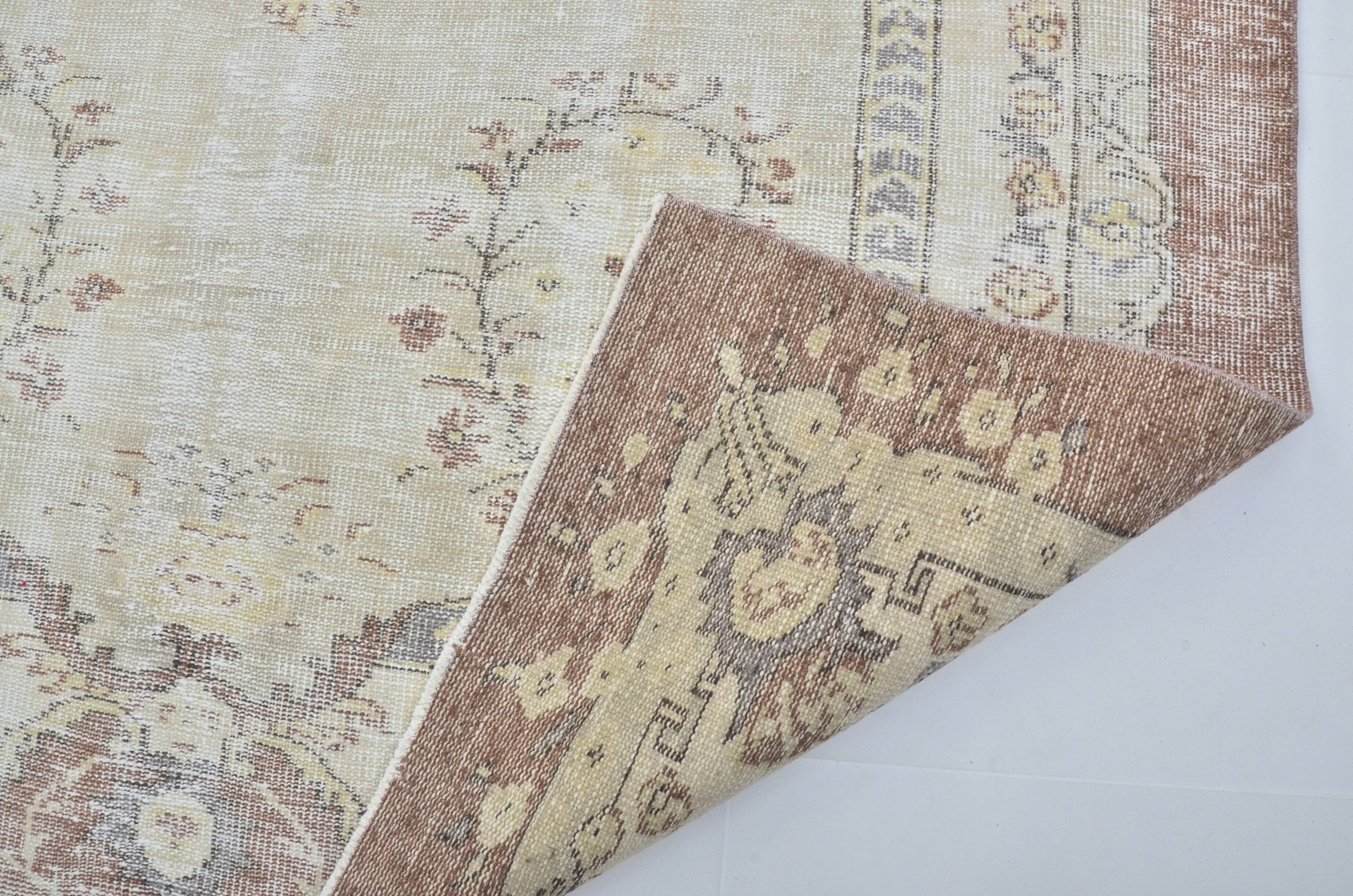Oushak Handknotted Antique Floor Rug sku 3215