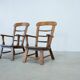 Ensemble de deux fauteuils en chêne