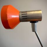 Orange retro desk lamp