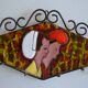 Porte cle mural vintage catalan