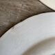 Set of 5 antique Gien plates – Fleur de Lys pattern – Ironstone