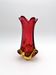 Murano Vase Organic Red Yellow 21cm 1.1kg