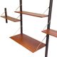 Vintage 3-piece wall unit with desk by Louis van Teeffelen