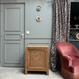 Art Deco oak jam jar (renovated)