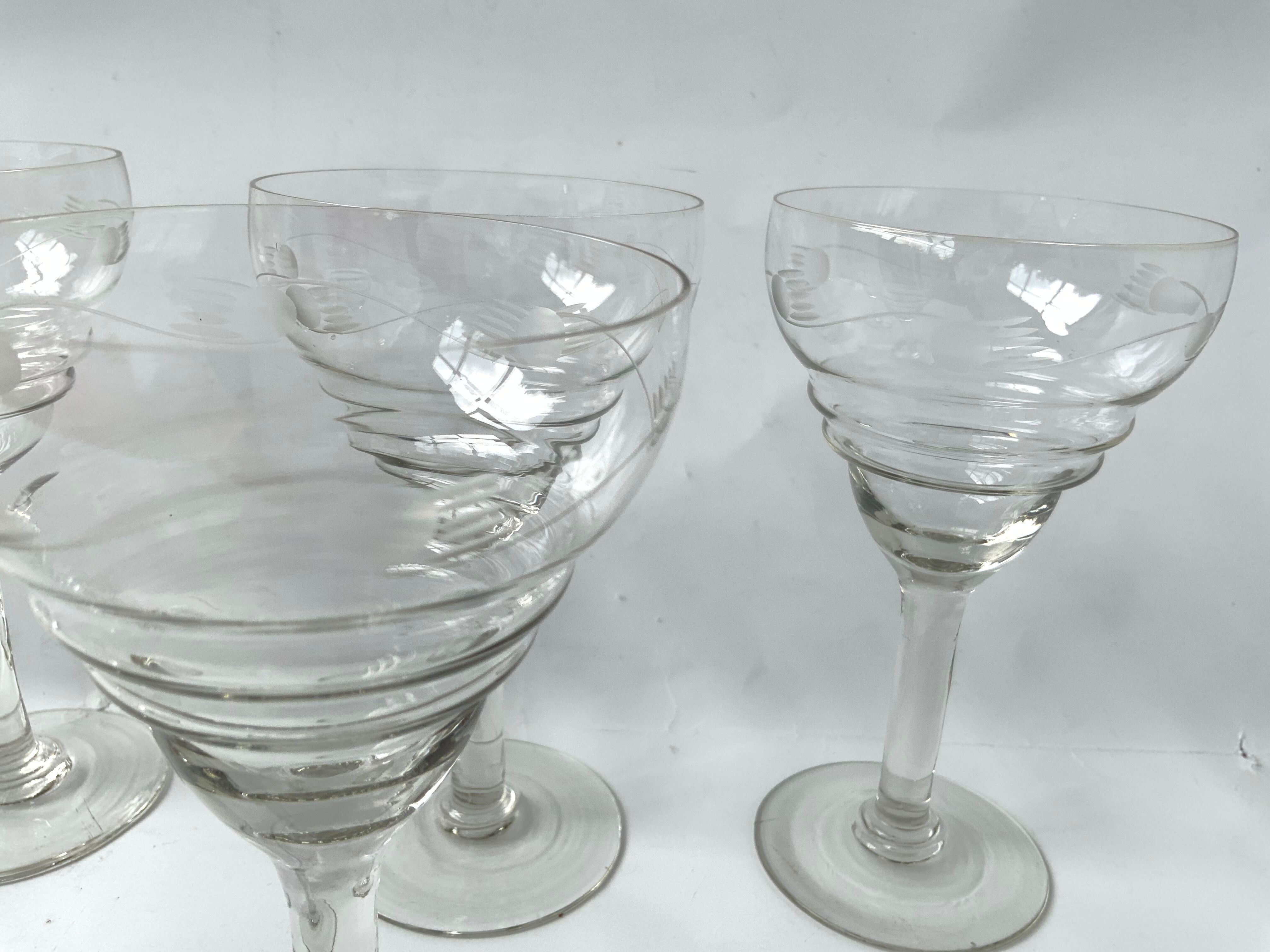 6 verres à pied Selency x Monoprix Croisé Laroche