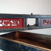 Lacquered wedding chest, China 19th century