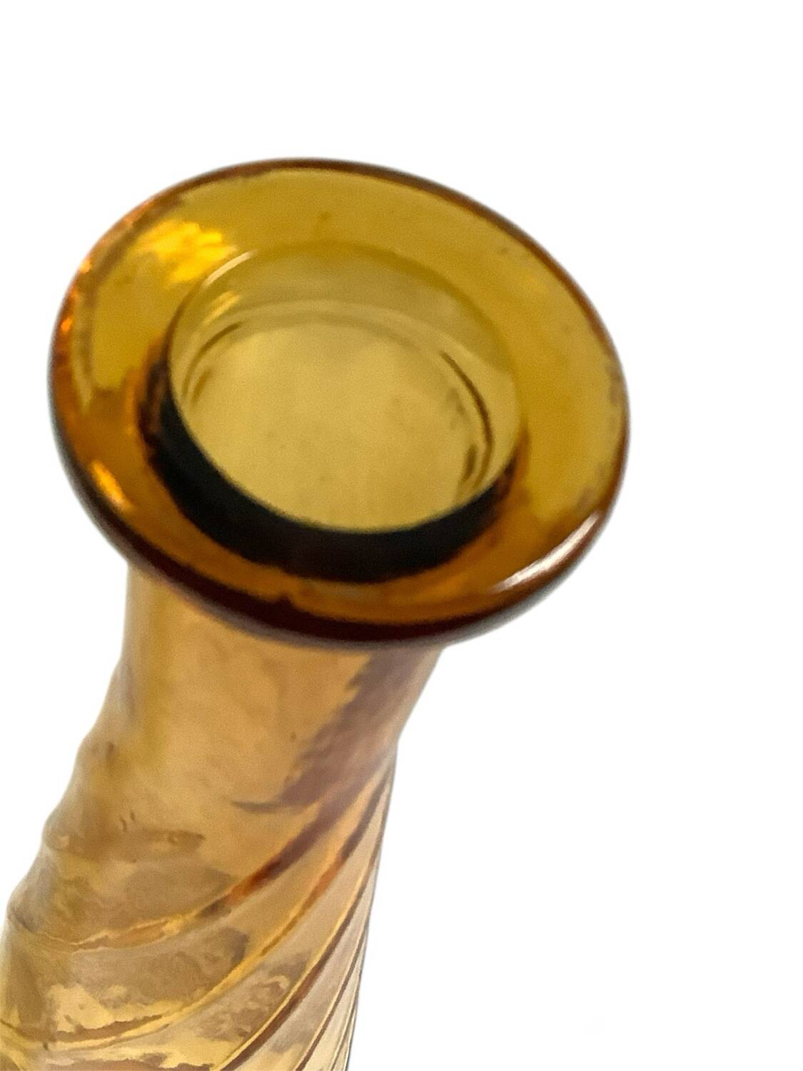 Large amber carafe from the 60s-70s