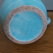 Poet Laval light blue slip pitcher