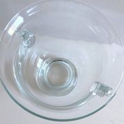 Gros Seau à Champagne ou Glace Rafraichissoir Vase Terrarium Verre Soufflé