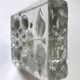 Glass paved soliflore by Walther Design 1970