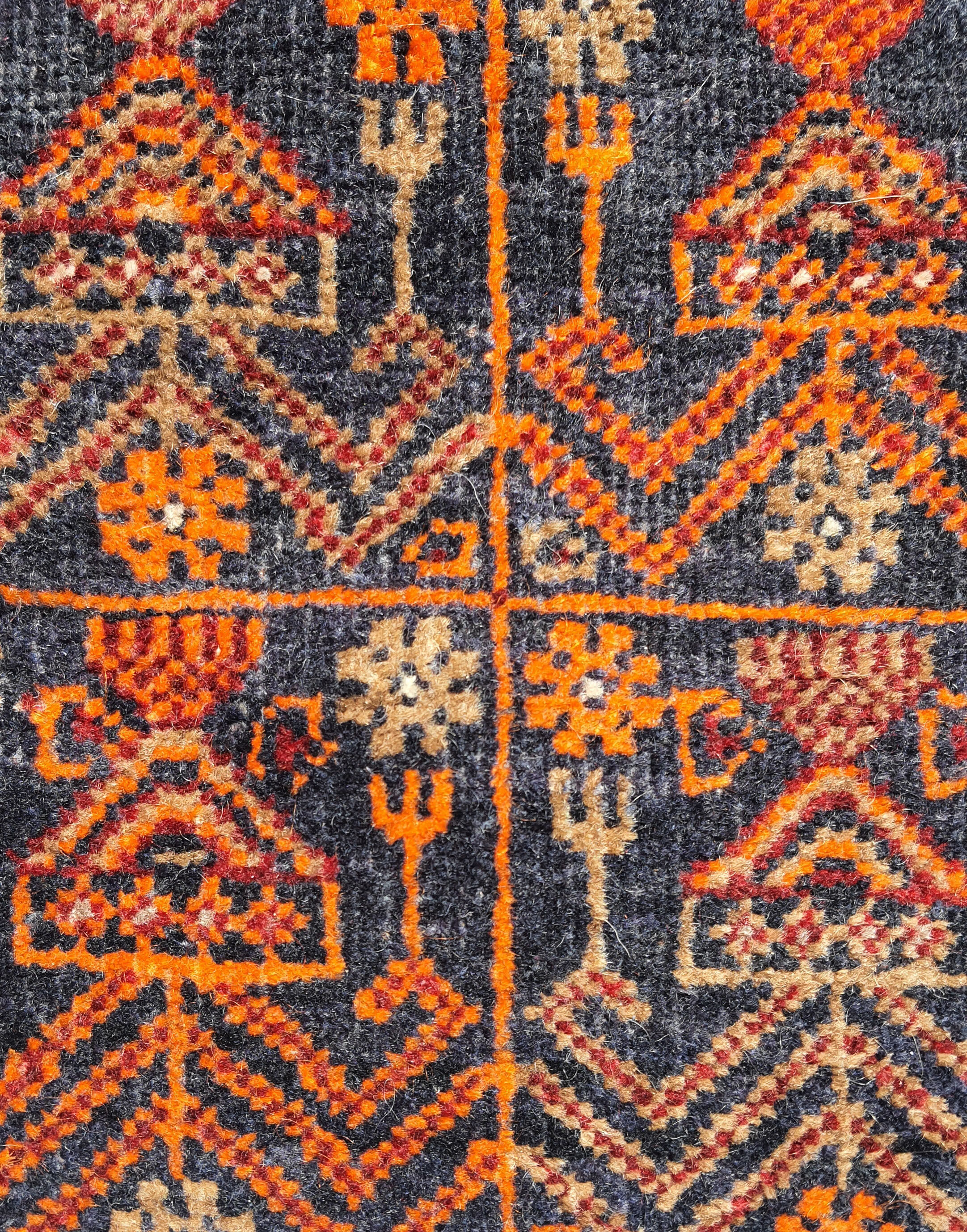 Carpet in handmade wool Malayer, Iran 46.5x75 cm