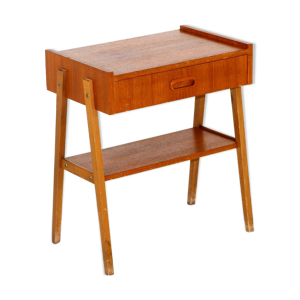 Table de chevet en teck,