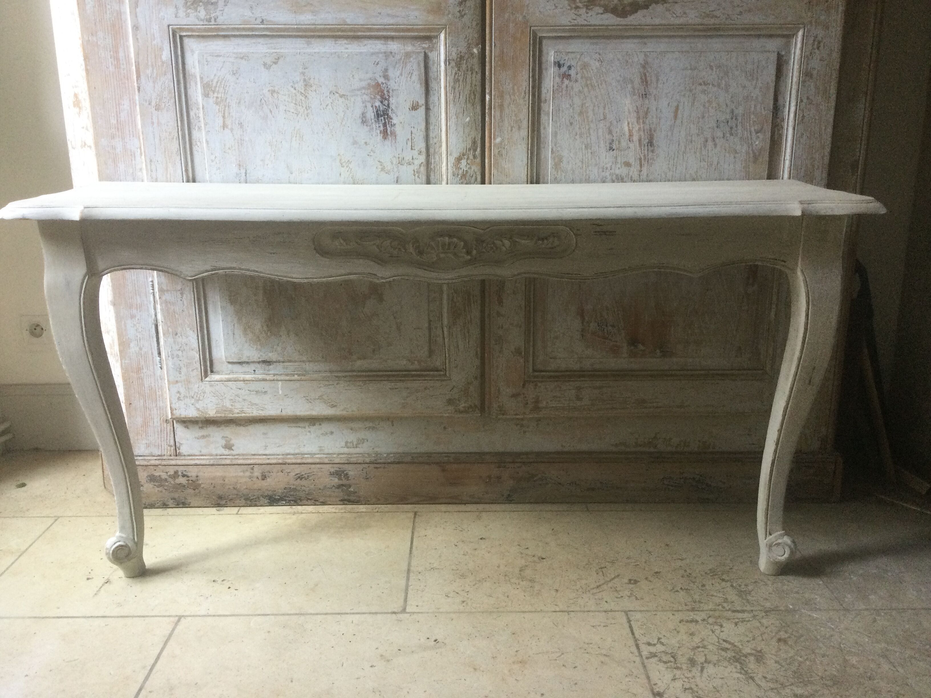 Old oak console