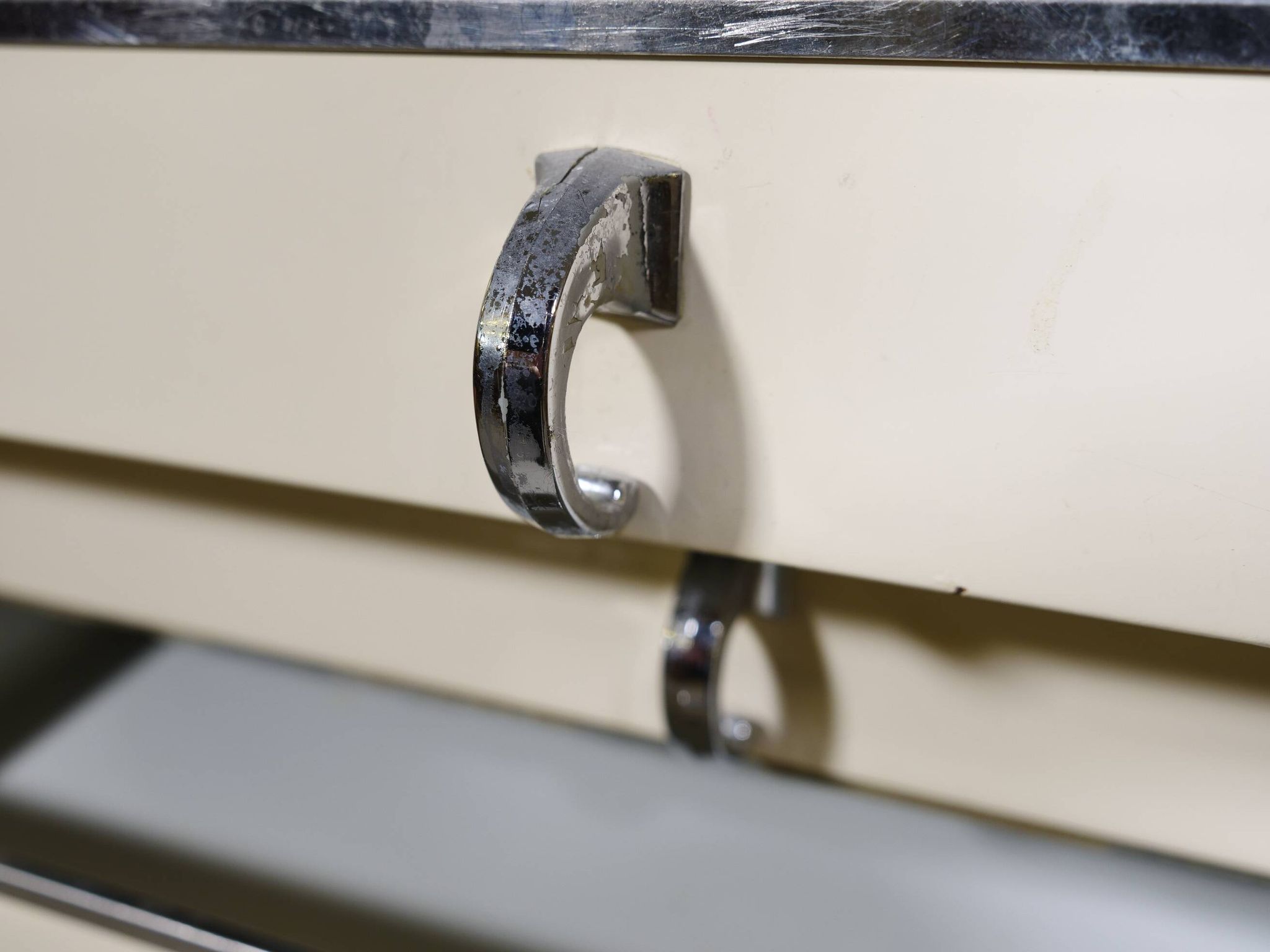 Cabinet dentaire en métal par Baisch, années 1950