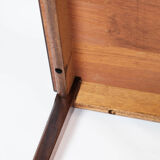 Coffee table in rosewood and black slate of Danish design, 1960s