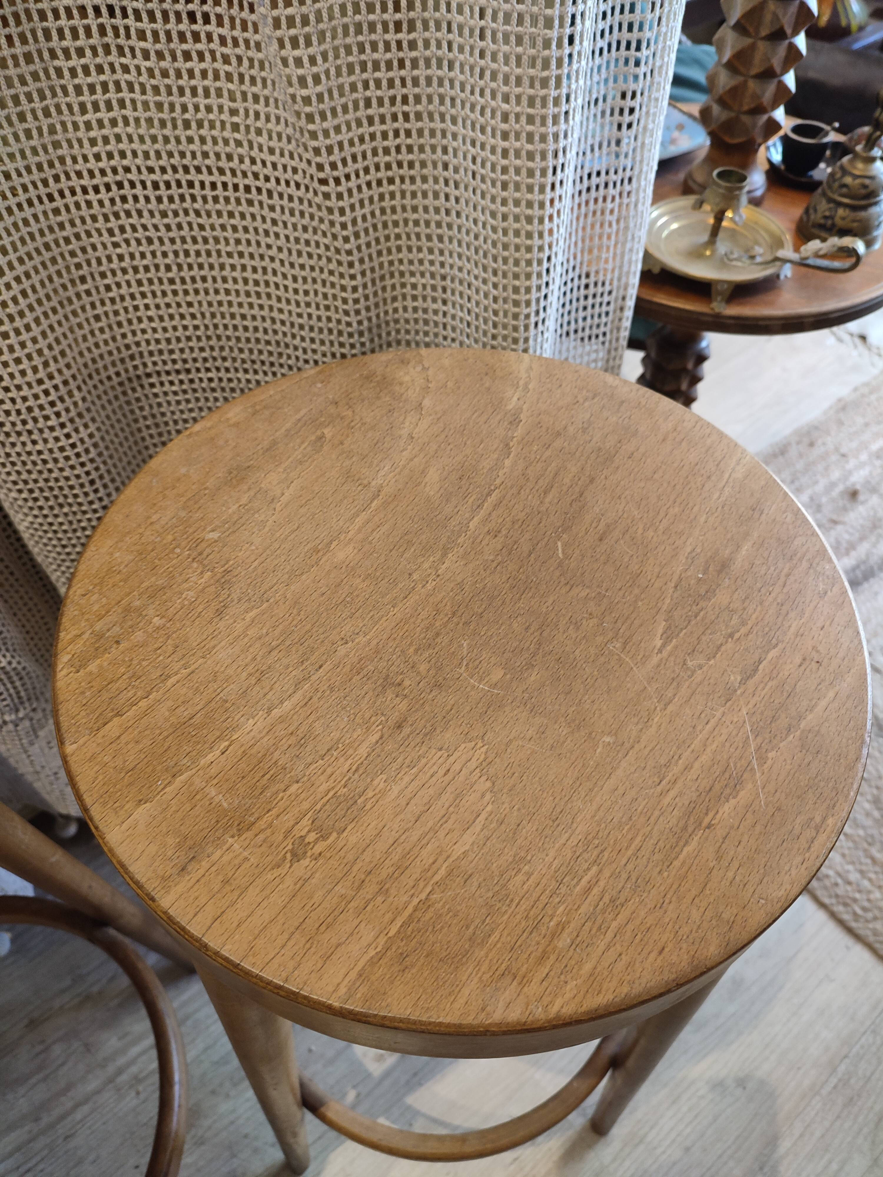 Pair of baumann high stools