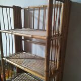 Bamboo folding shelf